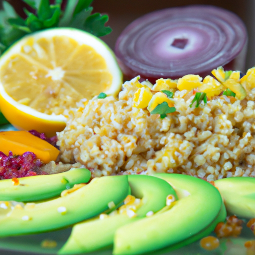 Bulgur ve Avokado Salatası